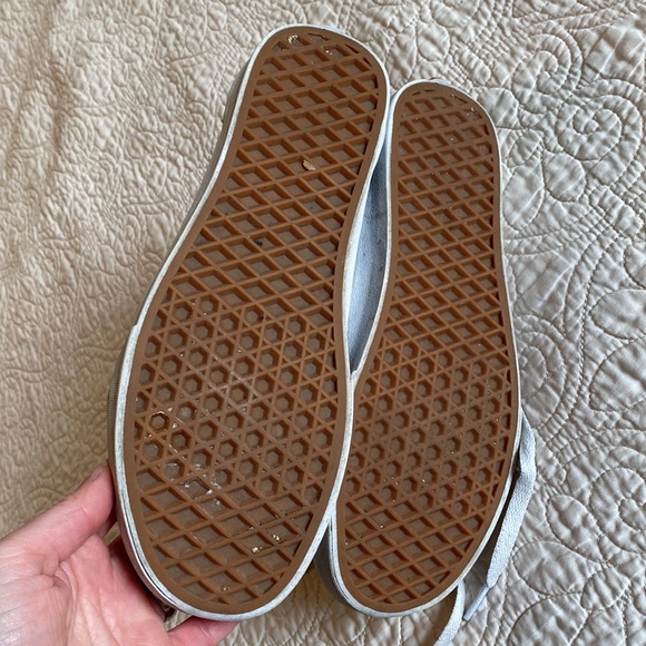 Black and white vans size 8 women - Picture 6 of 9